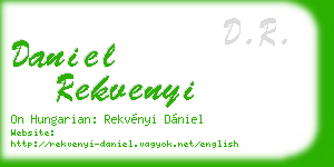 daniel rekvenyi business card